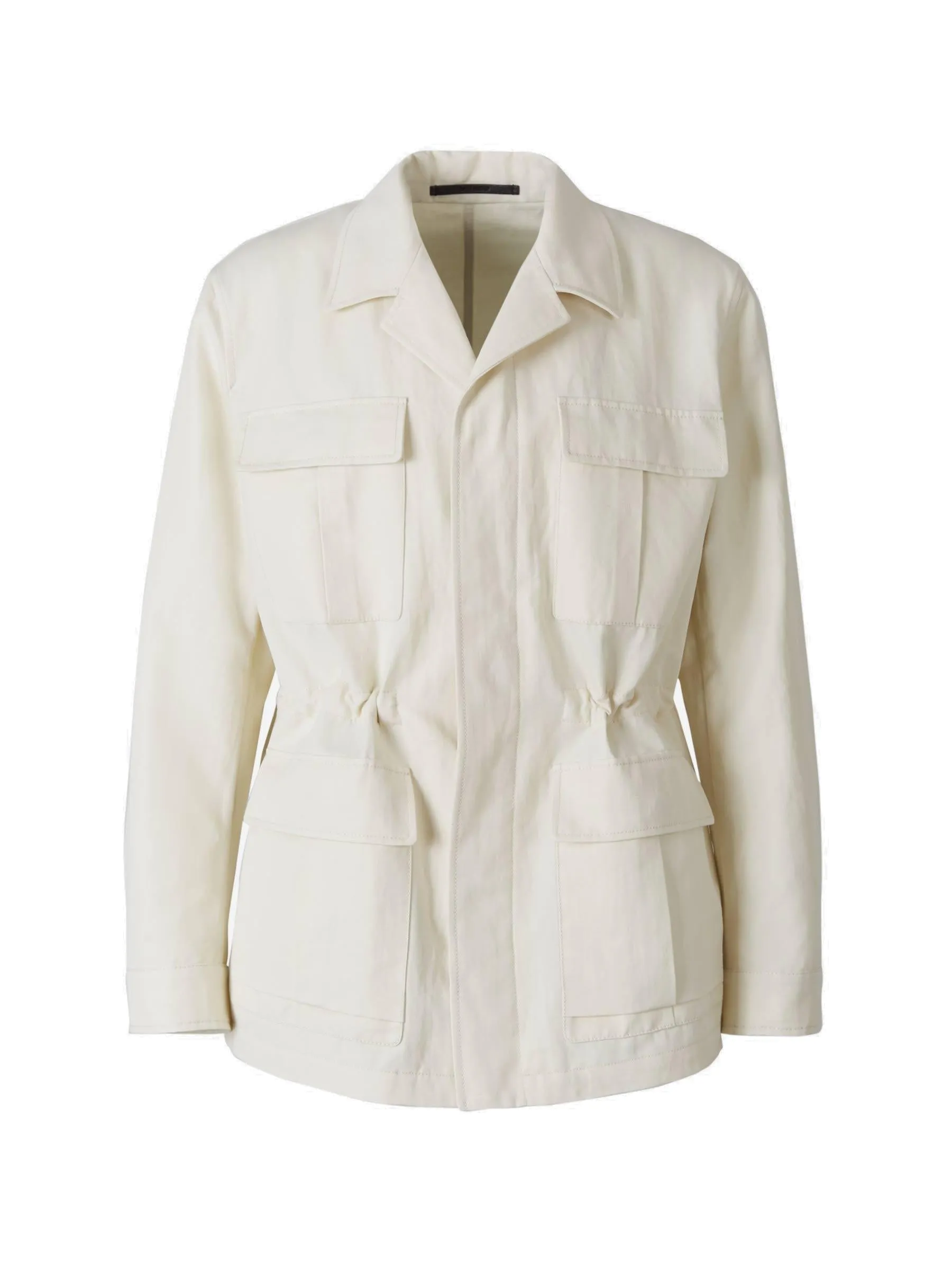 Loro Piana Oversized Drawstring Waist Jacket
