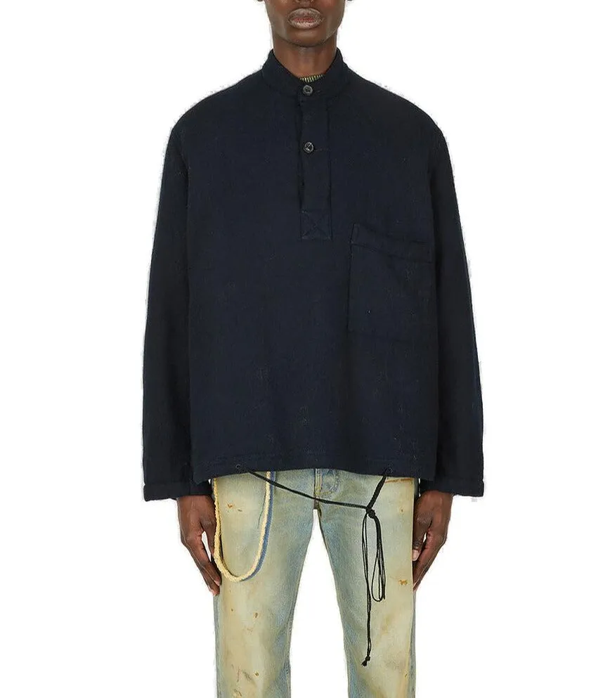 Maison Margiela Button Detailed Long-Sleeved Jacket
