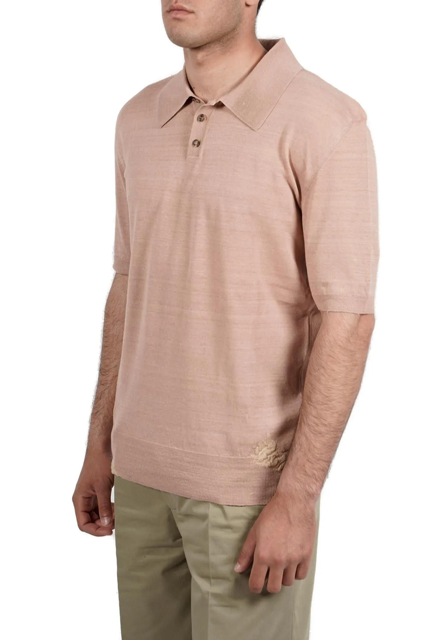 Maison Margiela Buttoned Short-Sleeved Polo Shirt