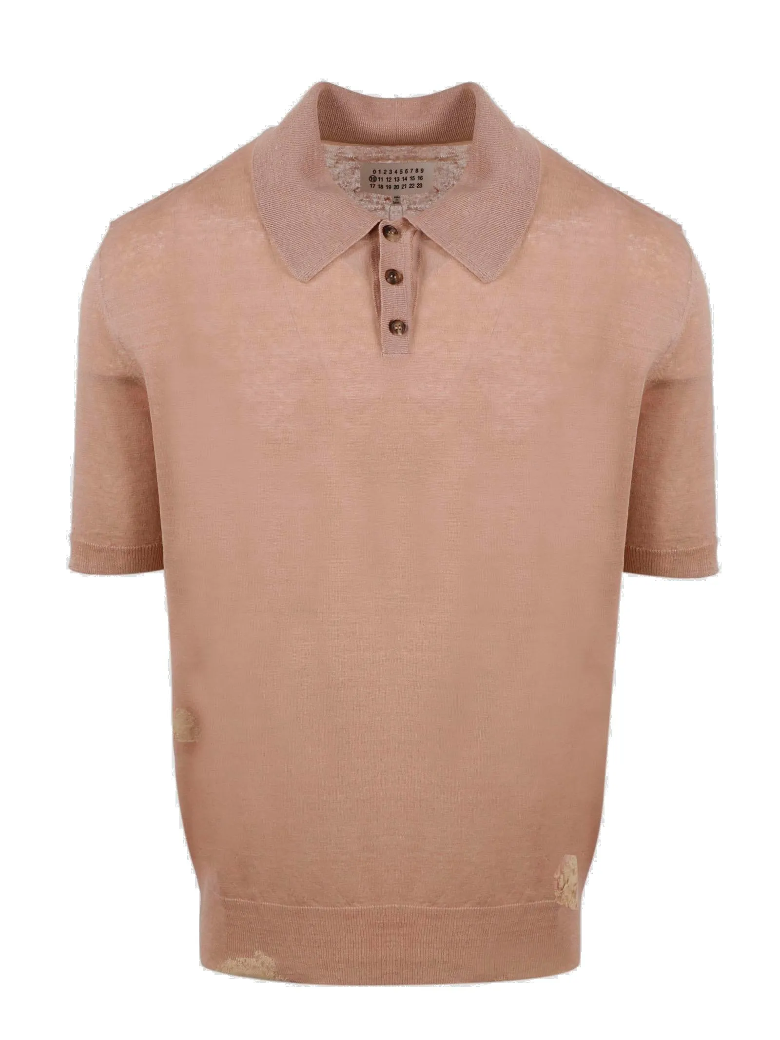 Maison Margiela Buttoned Short-Sleeved Polo Shirt