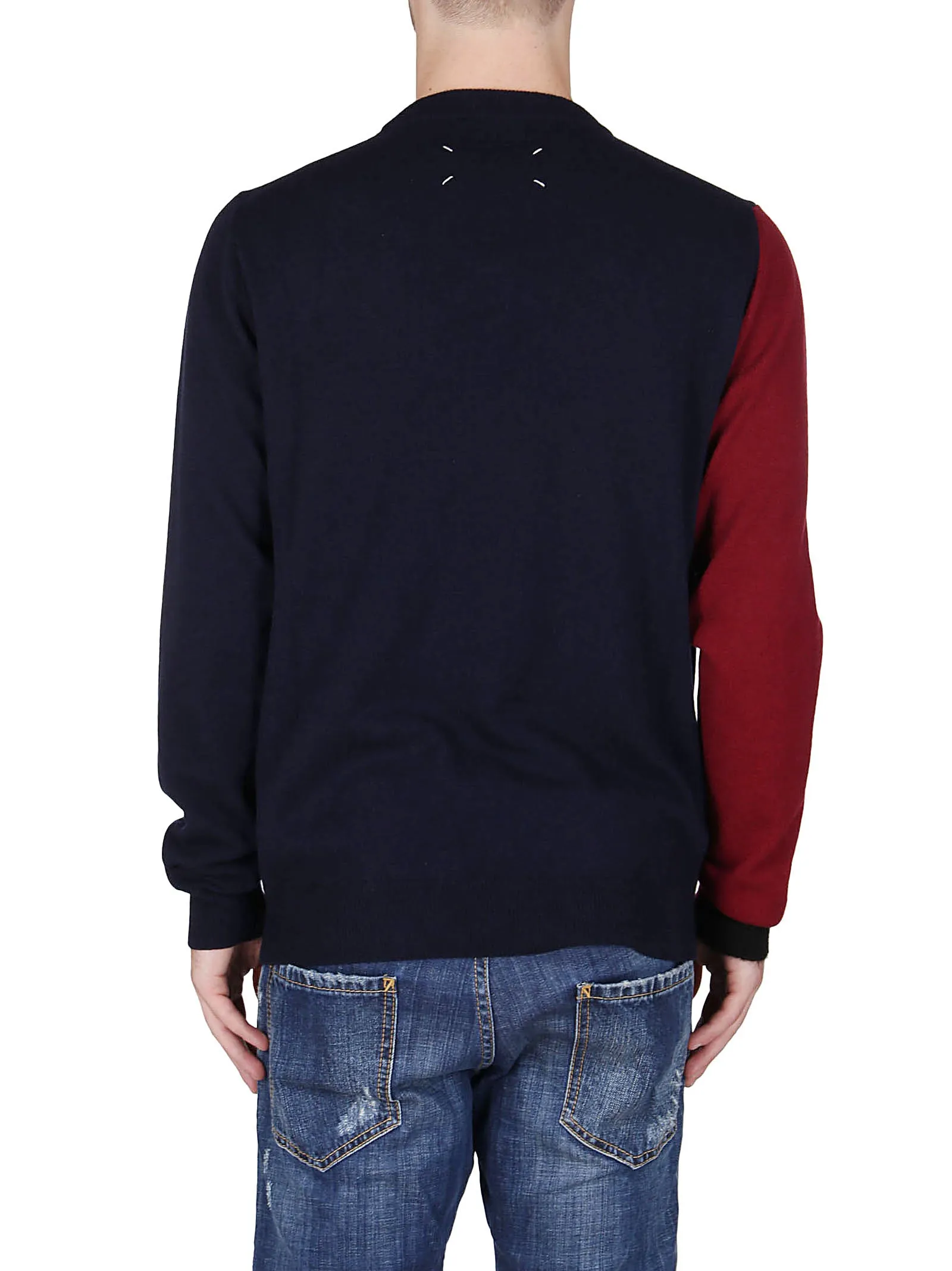 Maison Margiela Colour-Block Knit Sweater