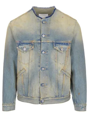 Maison Margiela Raw-Trimmed Denim Jacket