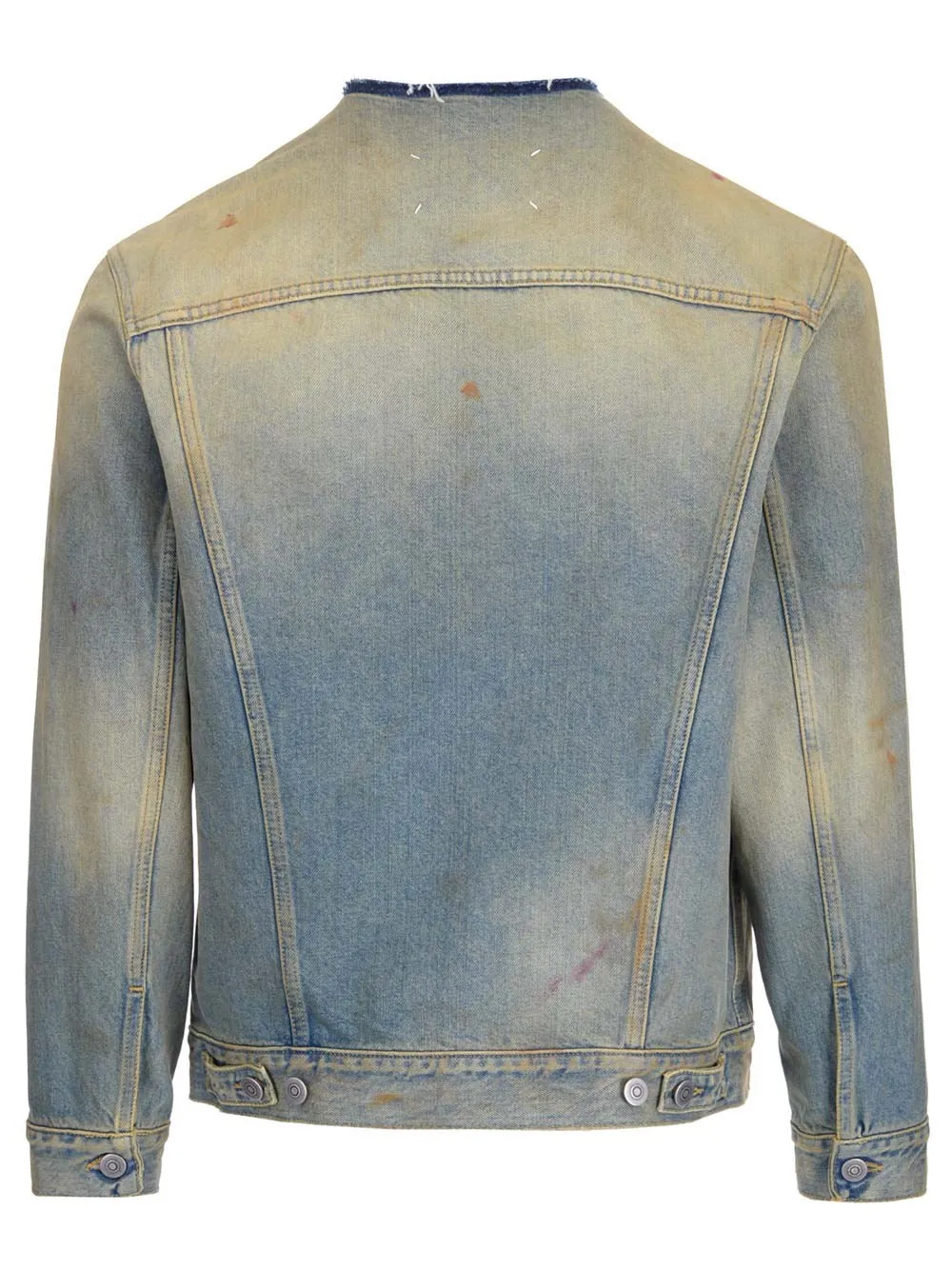 Maison Margiela Raw-Trimmed Denim Jacket