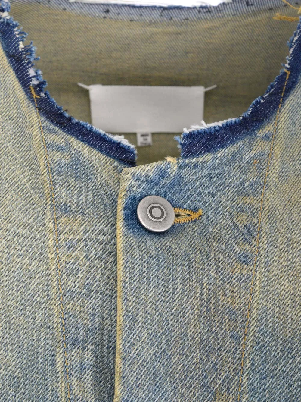 Maison Margiela Raw-Trimmed Denim Jacket