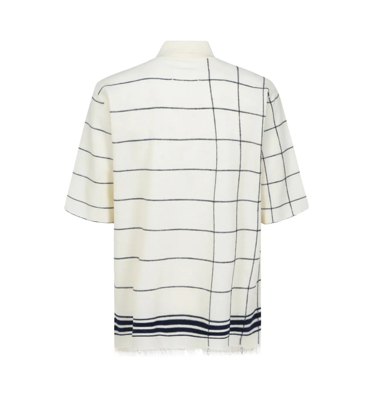 Maison Margiela Striped Short-Sleeved Polo Shirt