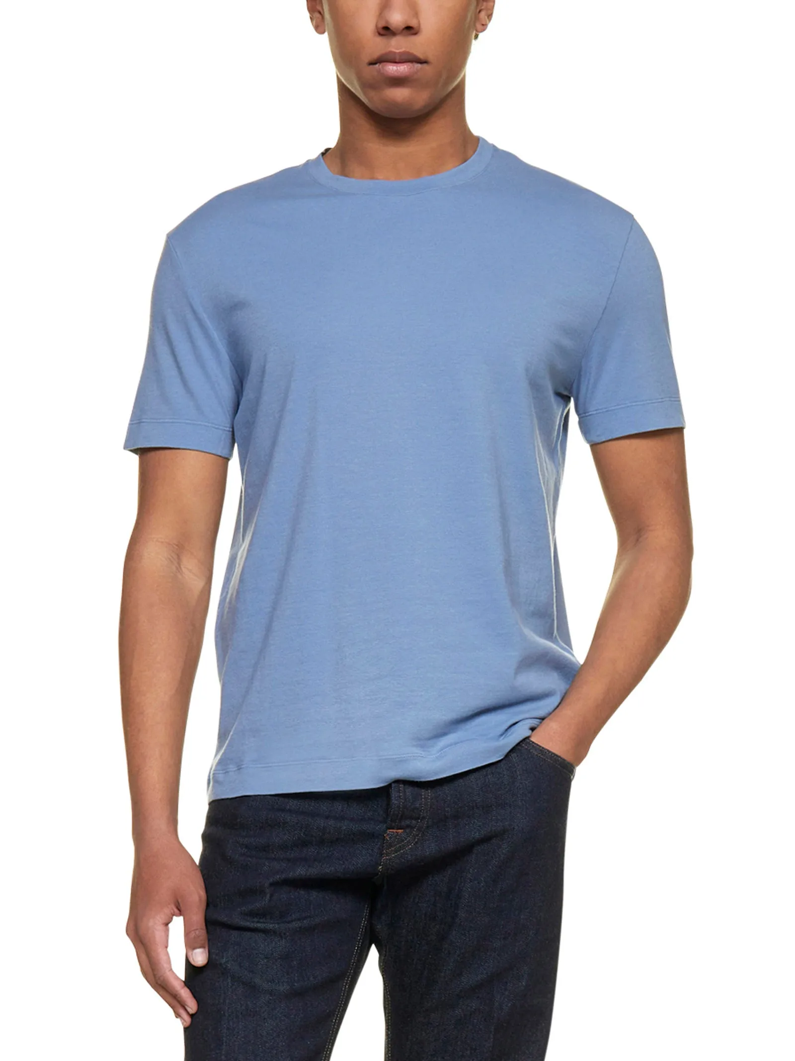 Malo Crewneck Straight Hem T-Shirt