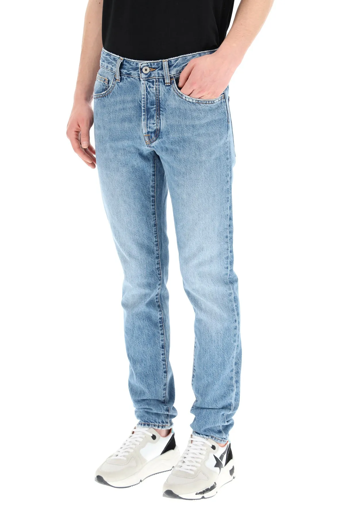 Marcelo Burlon County Of Milan Cross Printed Jeans