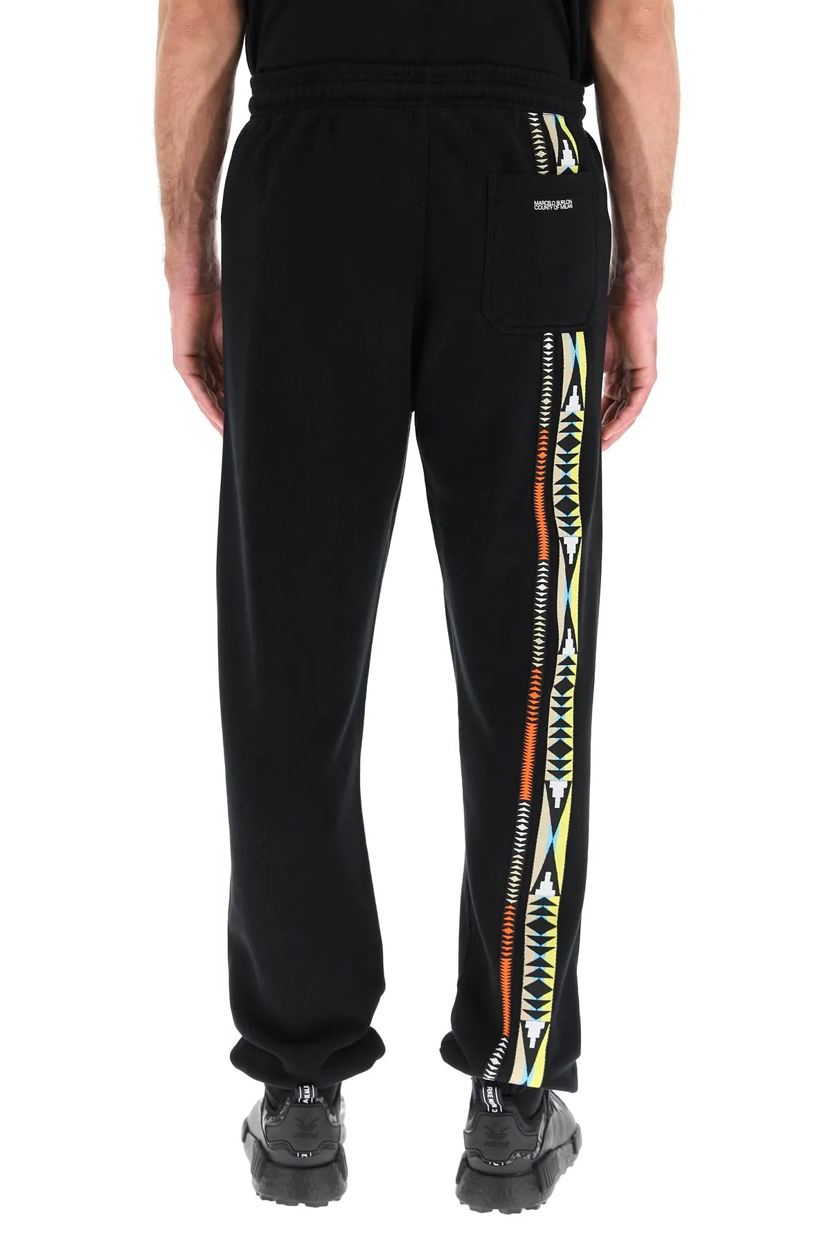 Marcelo Burlon County Of Milan Embroidered Stripe Track Pants