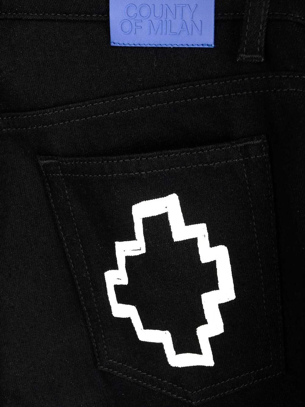 Marcelo Burlon County Of Milan High-Waist Denim Jeans