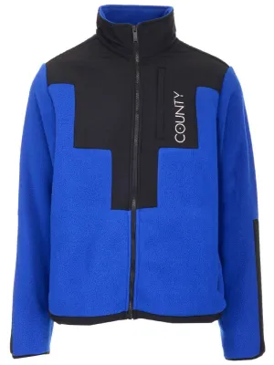 Marcelo Burlon County Of Milan Logo Embroidered Zip-Up Jacket