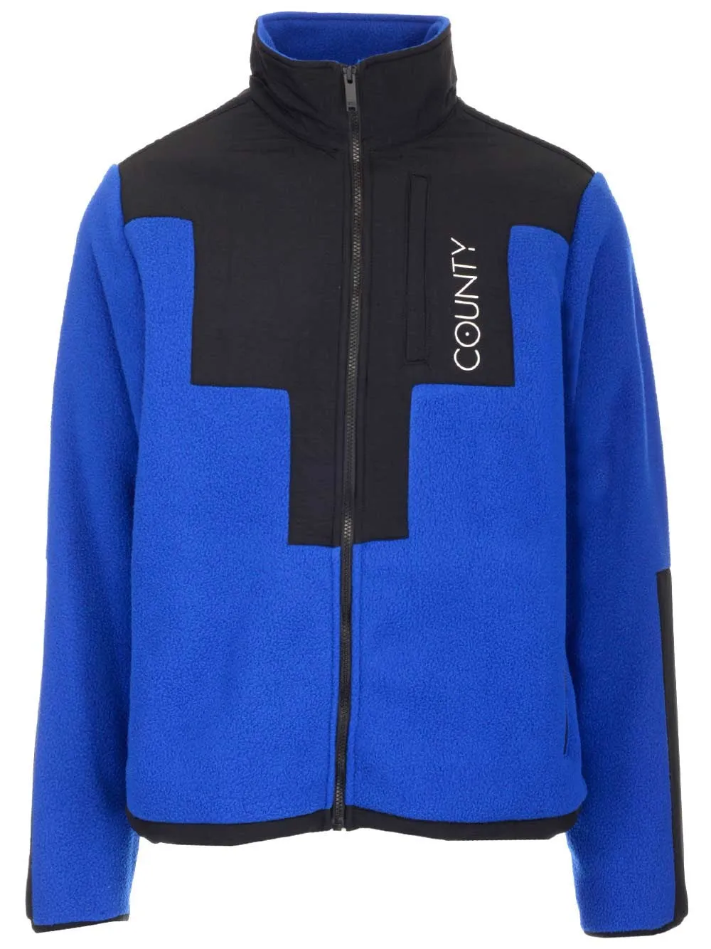 Marcelo Burlon County Of Milan Logo Embroidered Zip-Up Jacket