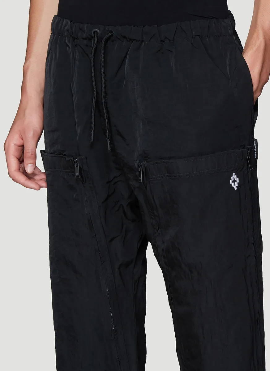 Marcelo Burlon County Of Milan Pocketed Drawstring Pants