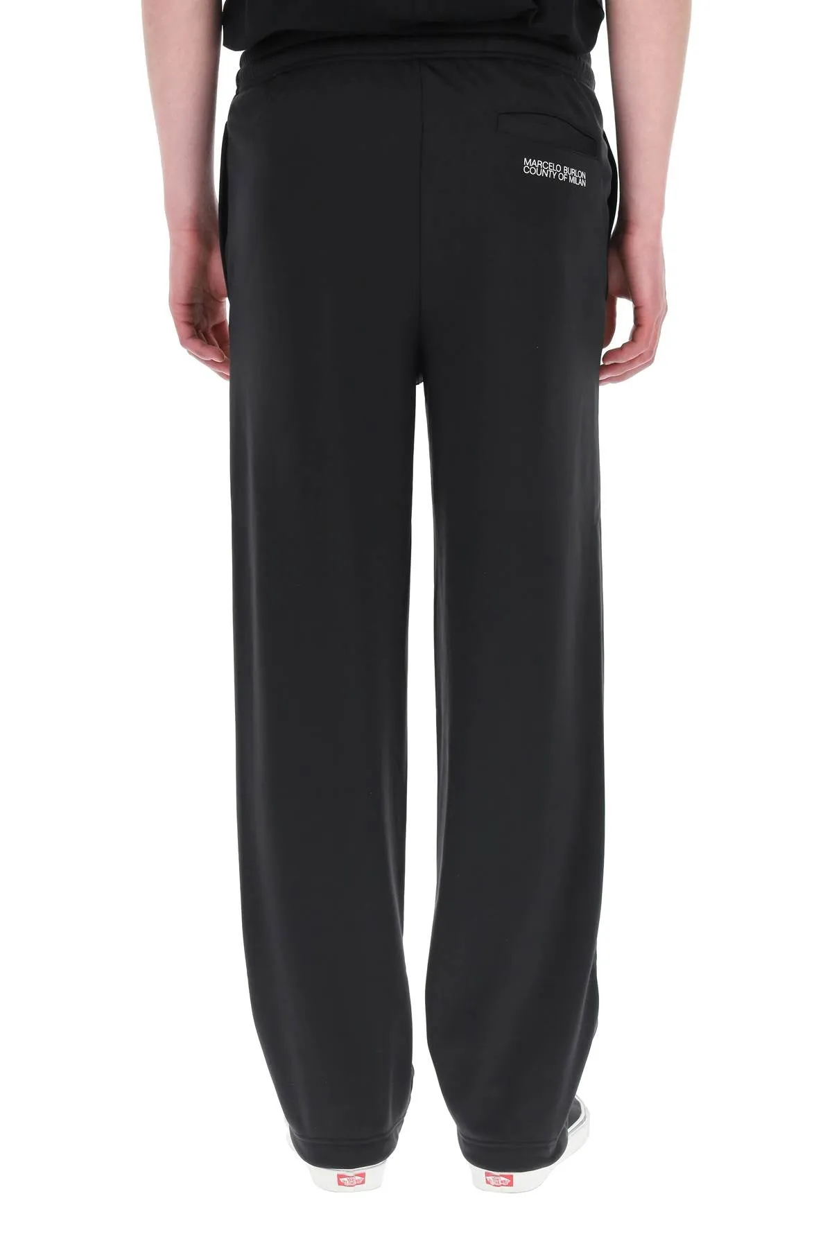 Marcelo Burlon County Of Milan Tempera Cross Straight Leg Track Pants