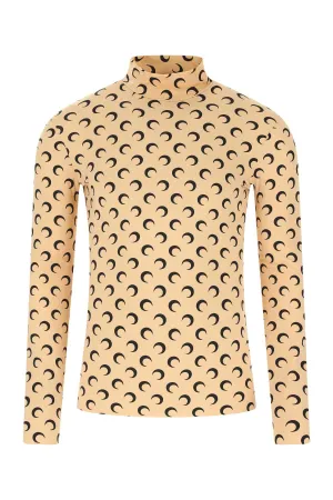 Marine Serre Crescent Moon-Printed Crewneck T-Shirt