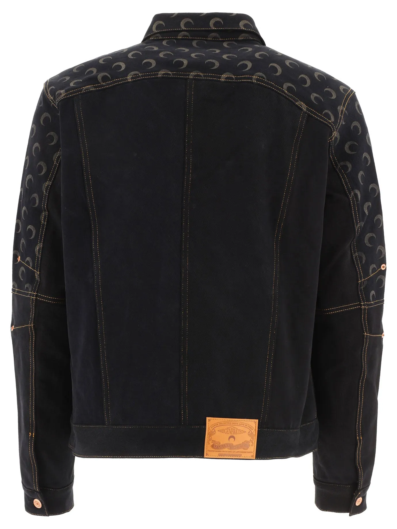 Marine Serre Moon Pattern Denim Jacket