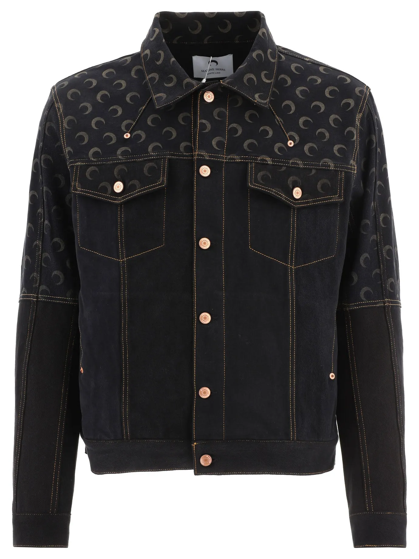 Marine Serre Moon Pattern Denim Jacket