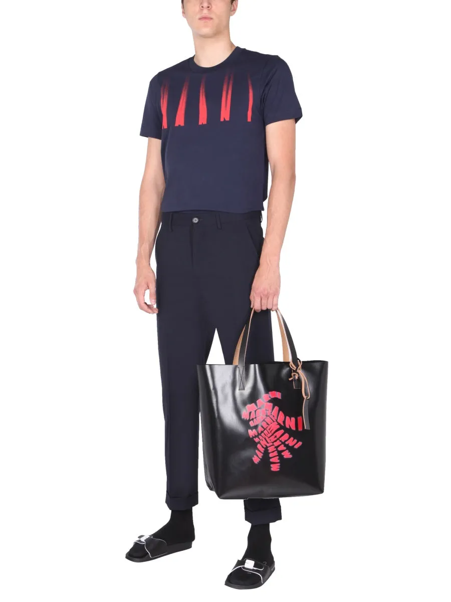 Marni Faded Logo Print T-Shirt