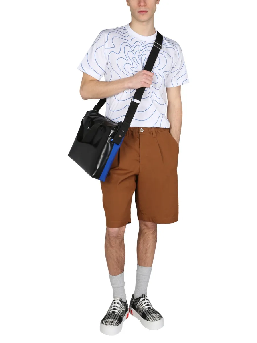 Marni Floral Printed Crewneck T-Shirt
