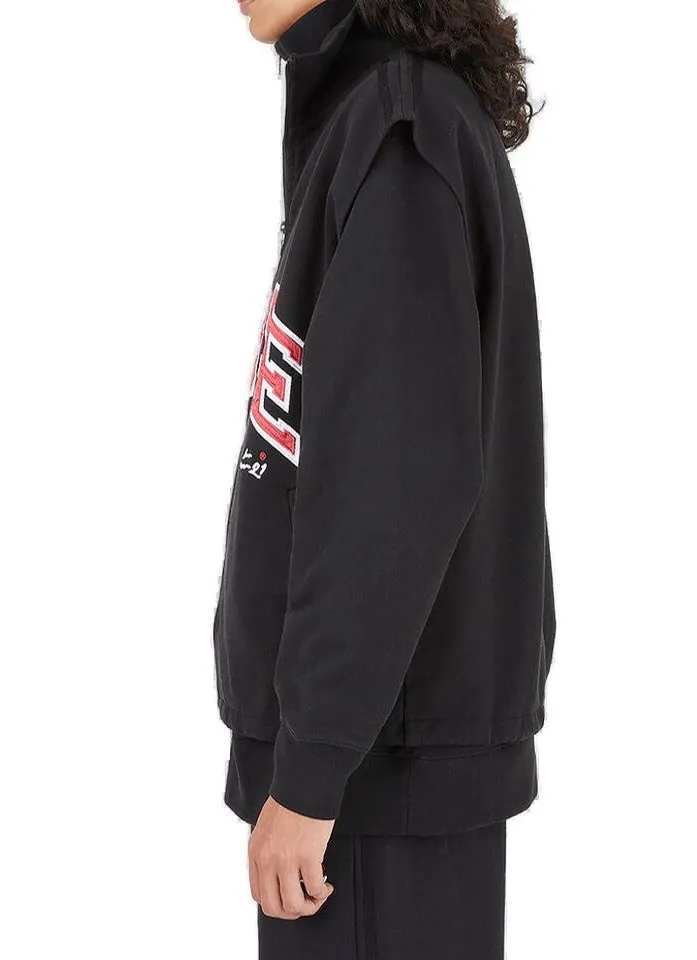 Martine Rose Logo Embroidered Layered Jacket