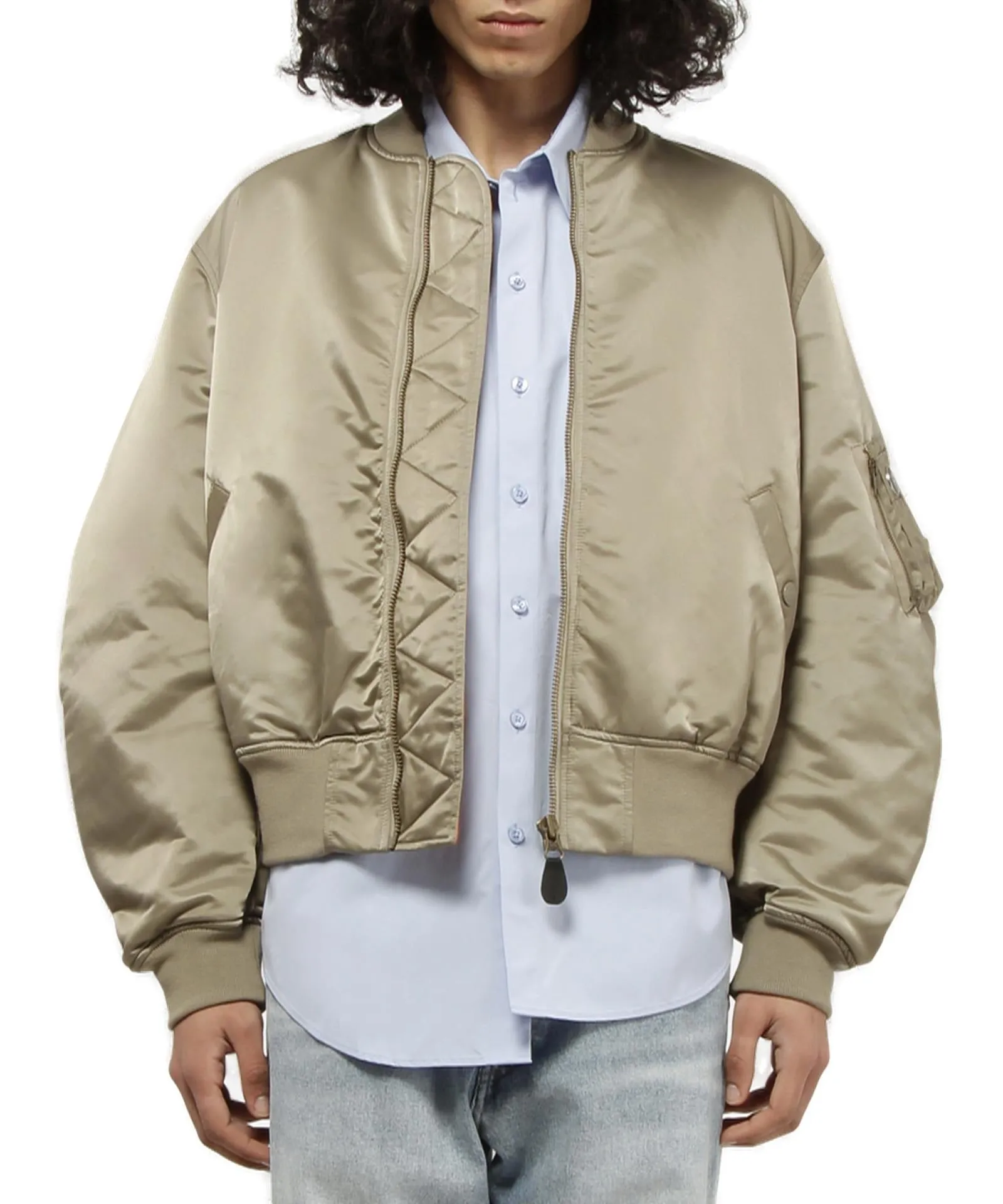 Martine Rose Zipped Padded Bomber Jacket
