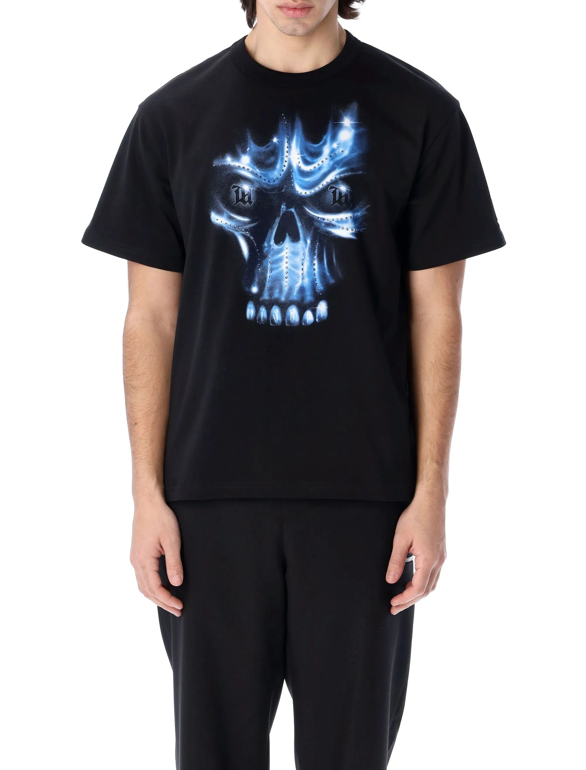 Misbhv Skull-Printed Crewneck T-Shirt