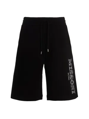 Missoni Embroidered Logo Drawstring Shorts