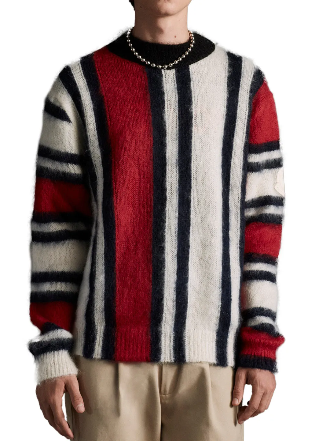 Moncler 1952 Striped Knit Sweater