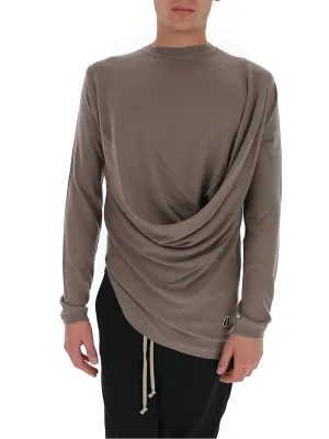 Moncler   Rick Owens  Drapefront Sweater