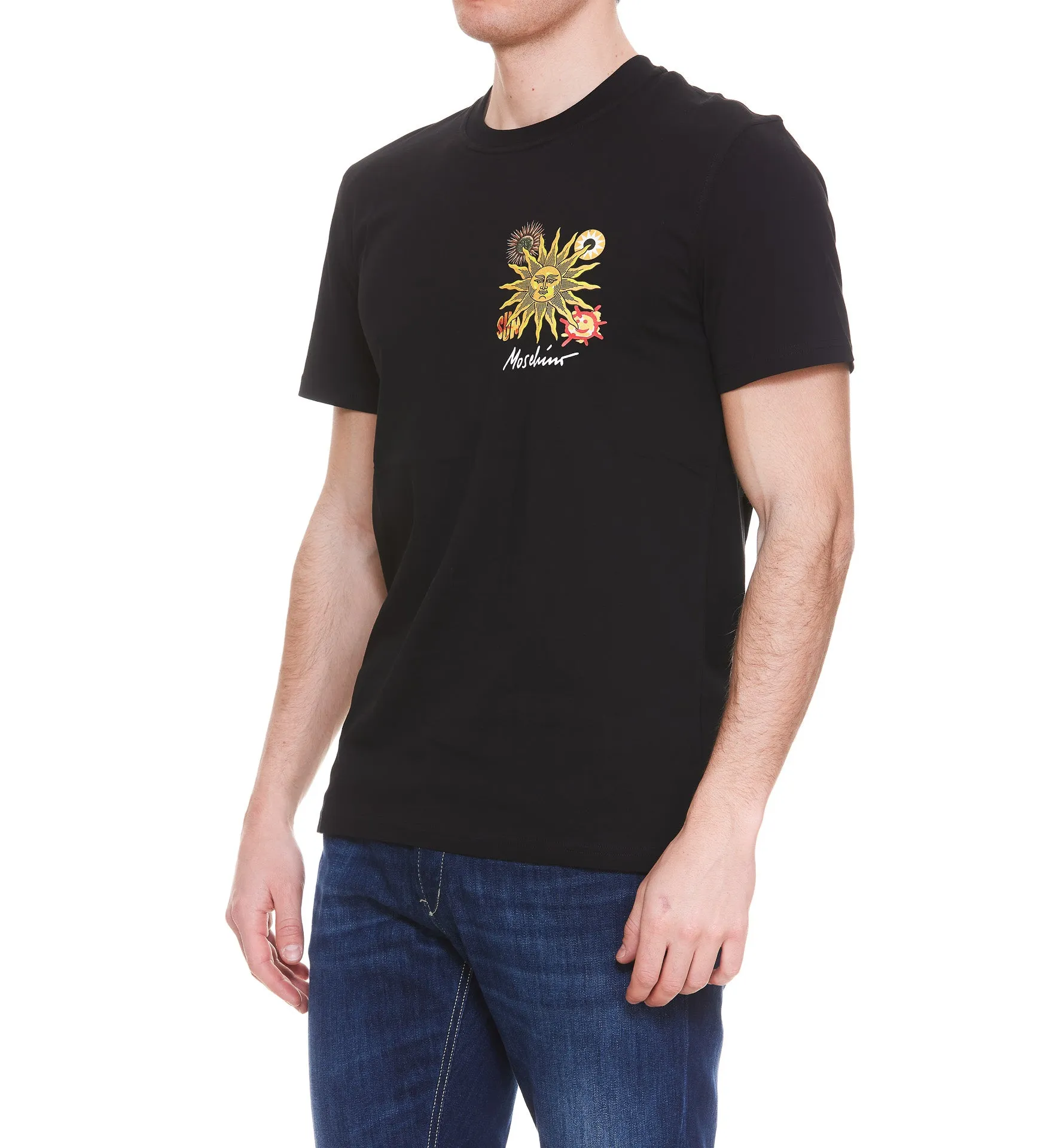 Moschino Graphic Printed Crewneck T-Shirt
