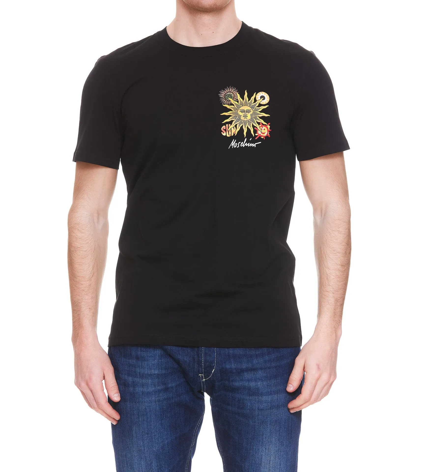 Moschino Graphic Printed Crewneck T-Shirt