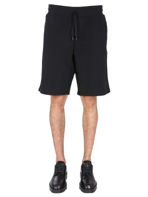 Moschino Logo Embroidered Sweat Shorts