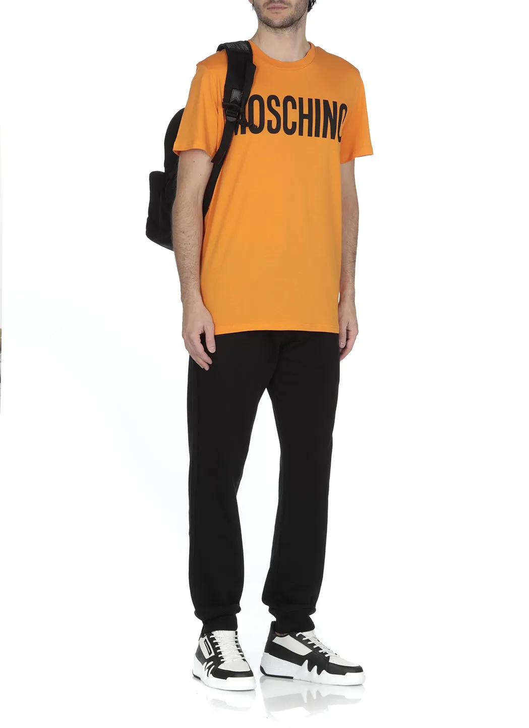 Moschino Logo Print Crewneck T-Shirt