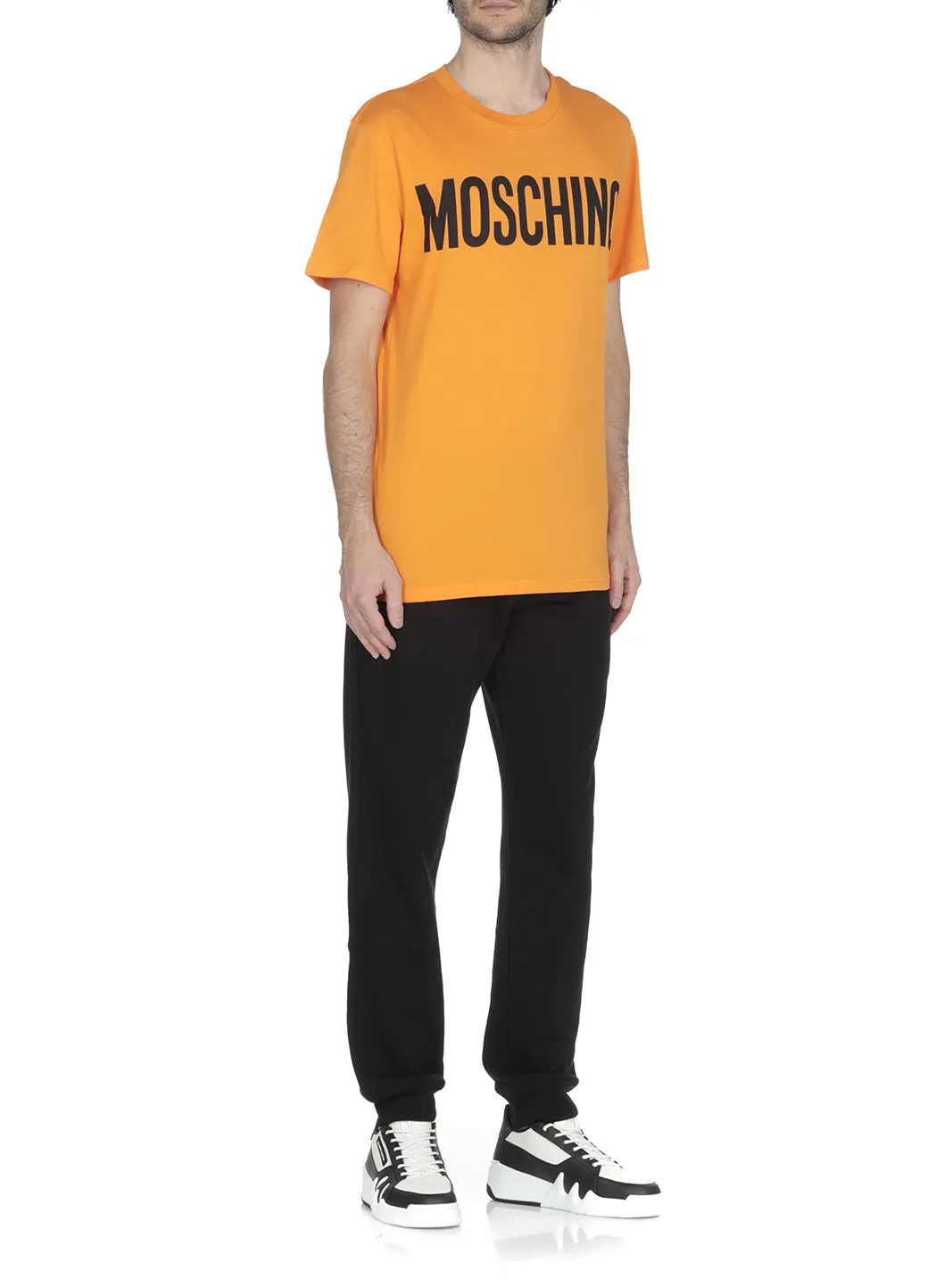 Moschino Logo Print Crewneck T-Shirt