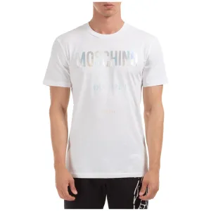 Moschino Logo Printed Crewneck T-Shirt