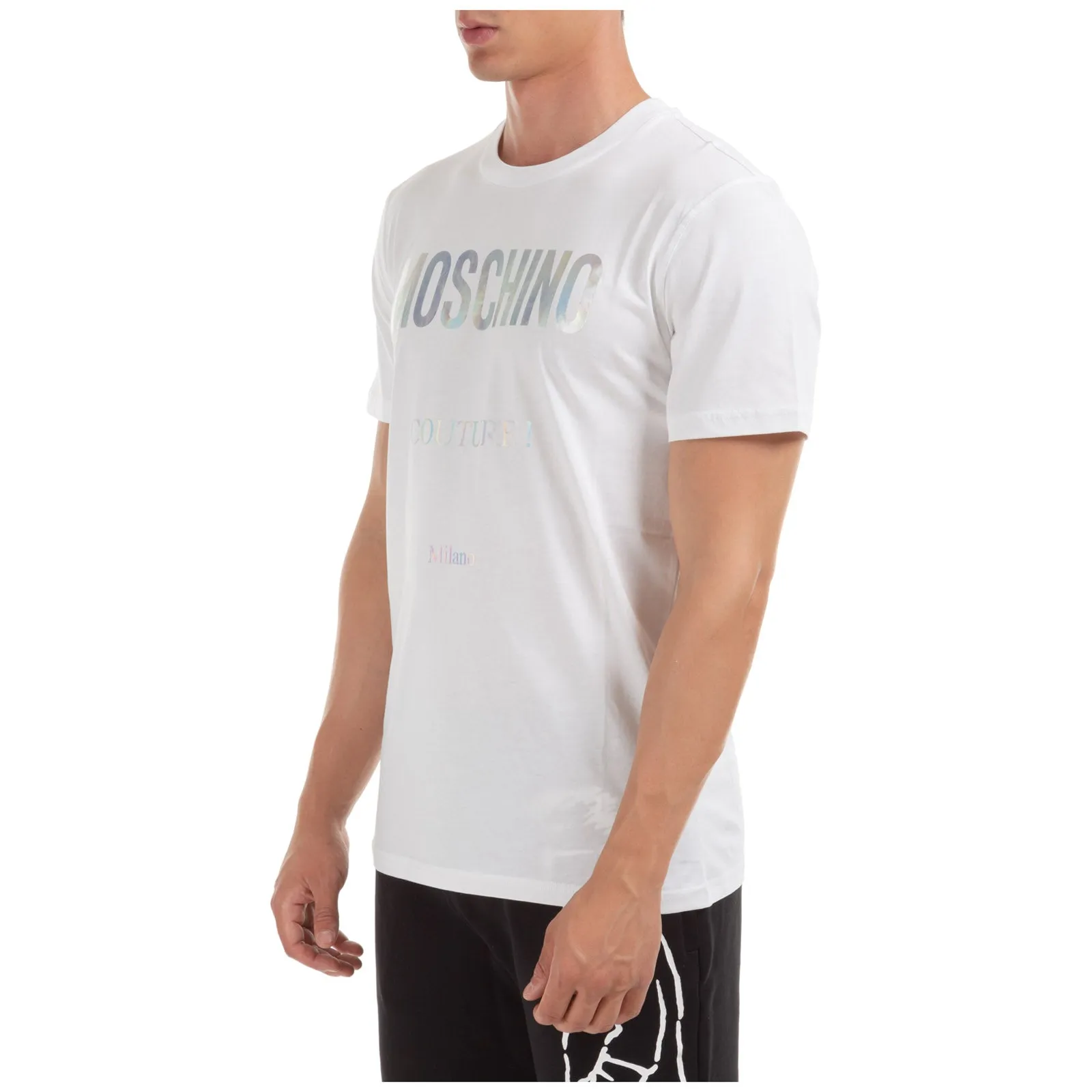 Moschino Logo Printed Crewneck T-Shirt
