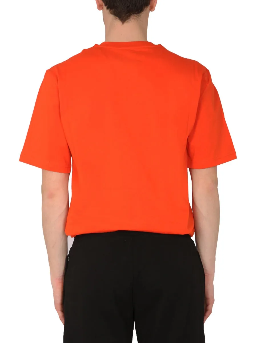 Moschino Logo Printed Crewneck T-Shirt