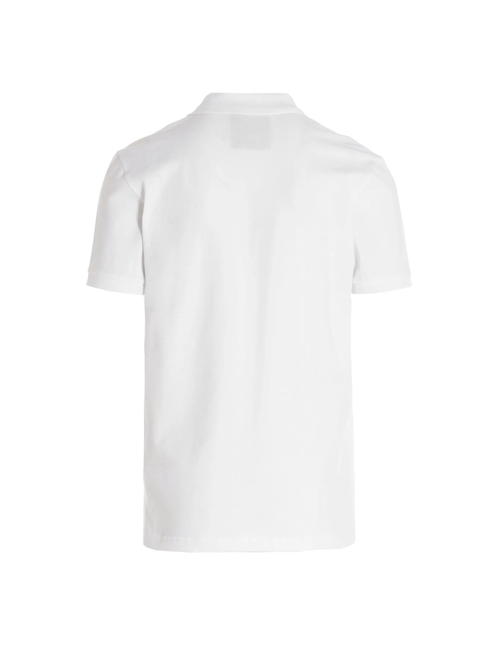 Moschino Logo Printed Straight Hem Polo Shirt
