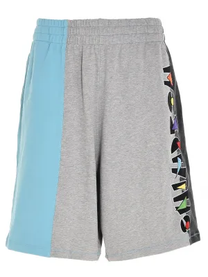 Moschino Panelled Logo Patch Track Shorts
