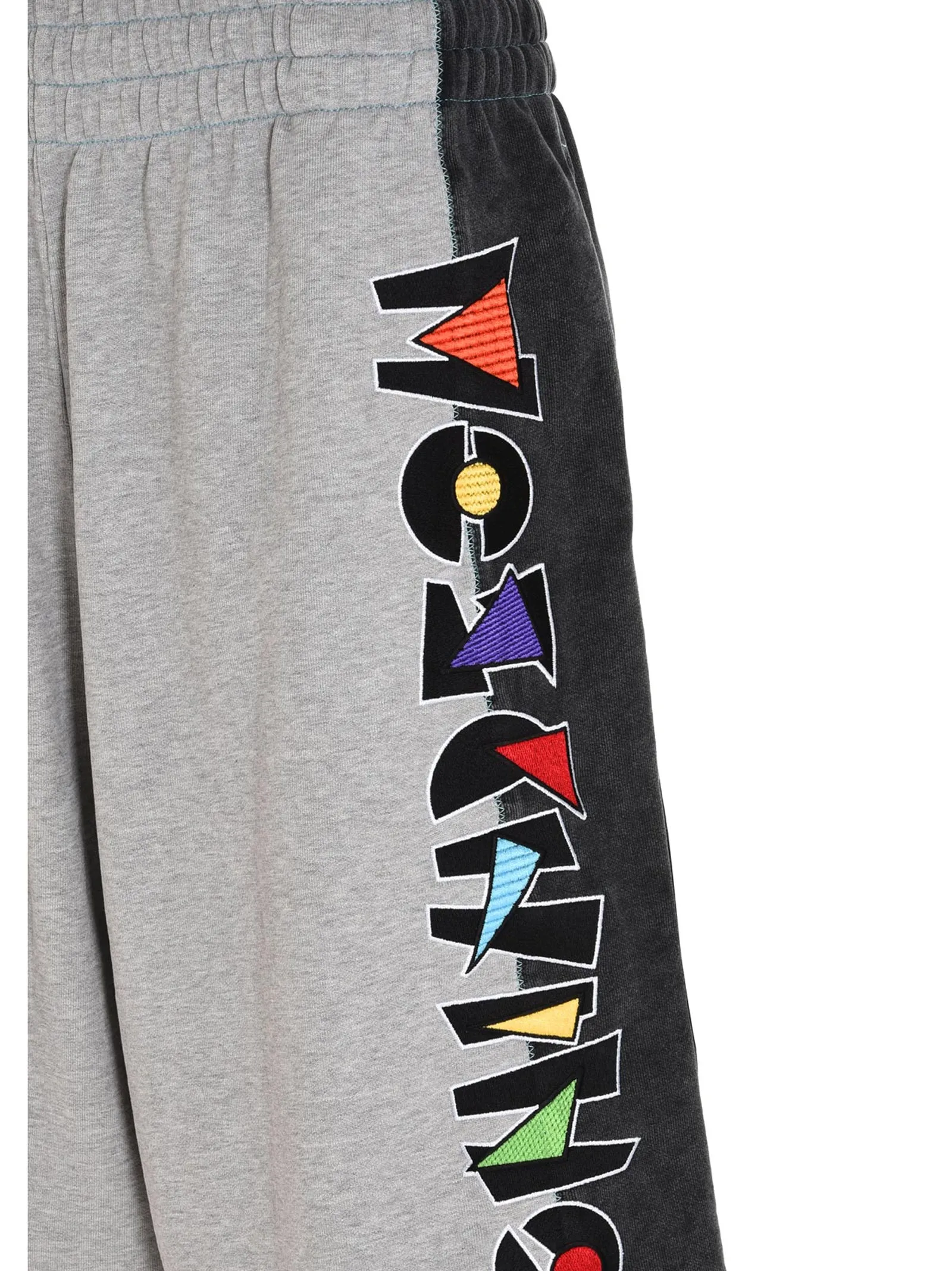 Moschino Panelled Logo Patch Track Shorts