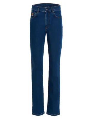 Moschino Teddy Bear Embroidered Jeans