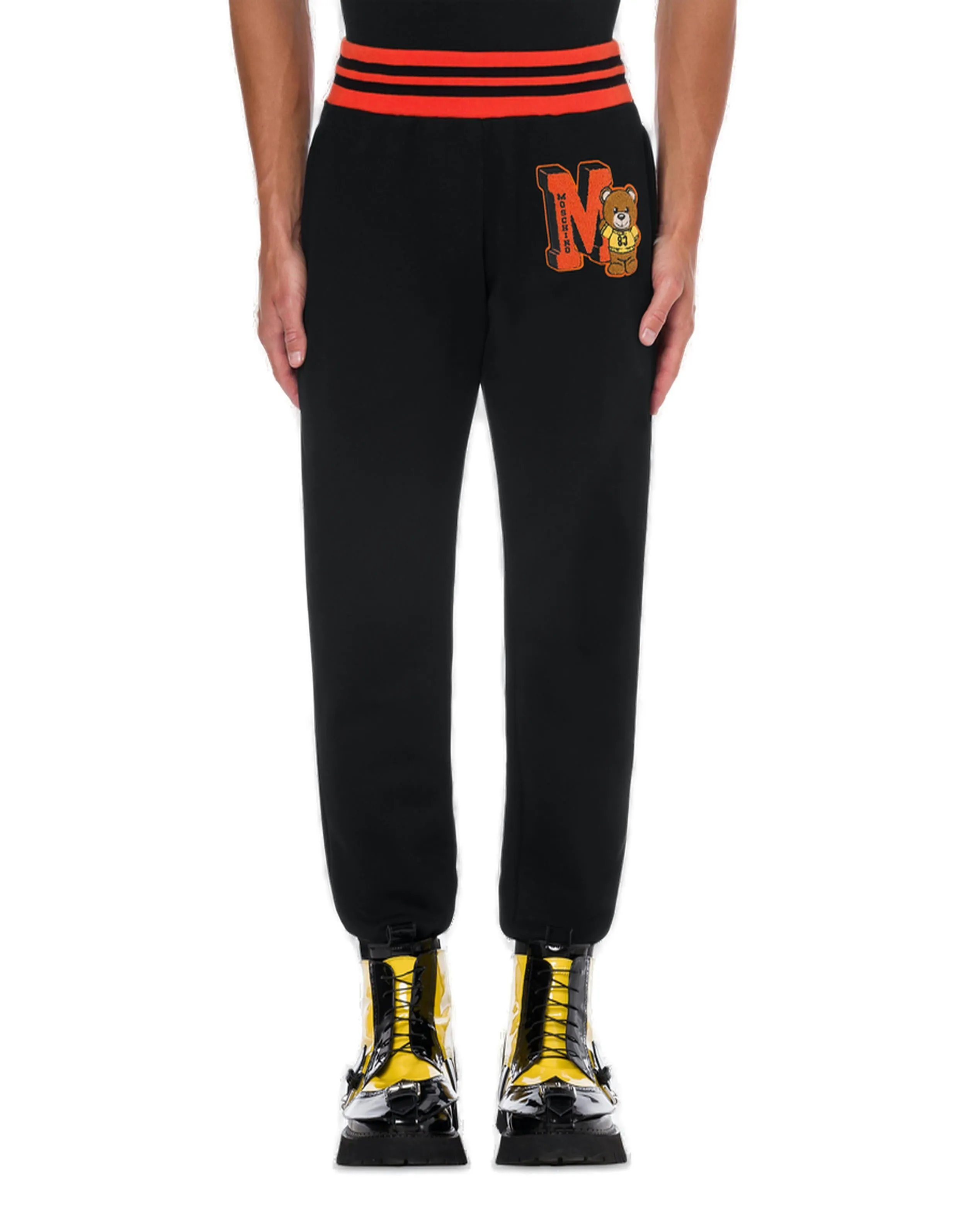 Moschino Teddy Bear Patch Jogging Pants