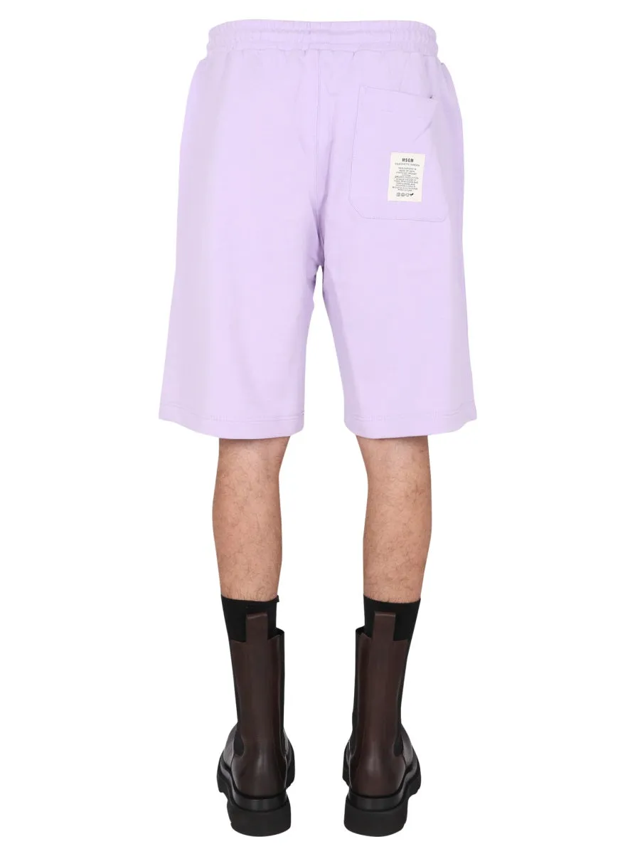 MSGM Drawstring Bermuda Shorts