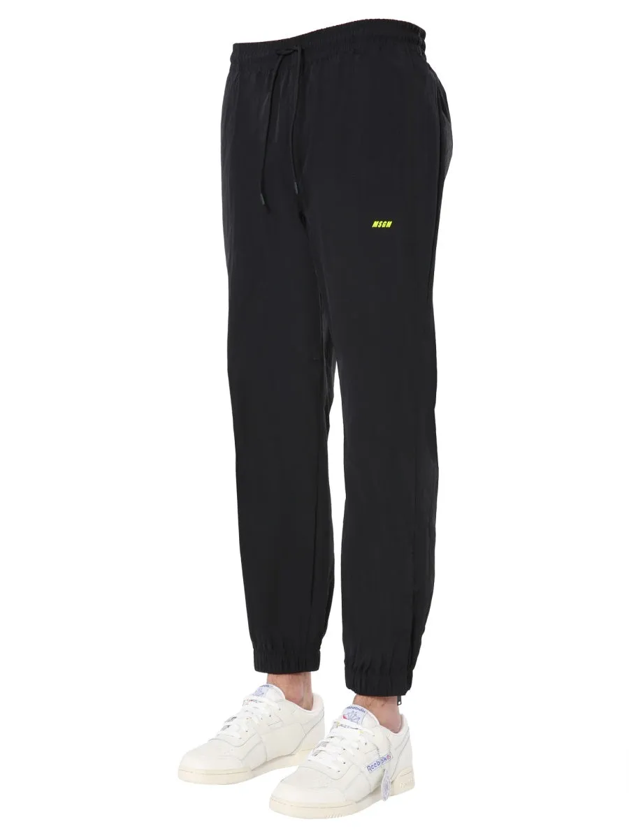 MSGM Logo Print Joggers