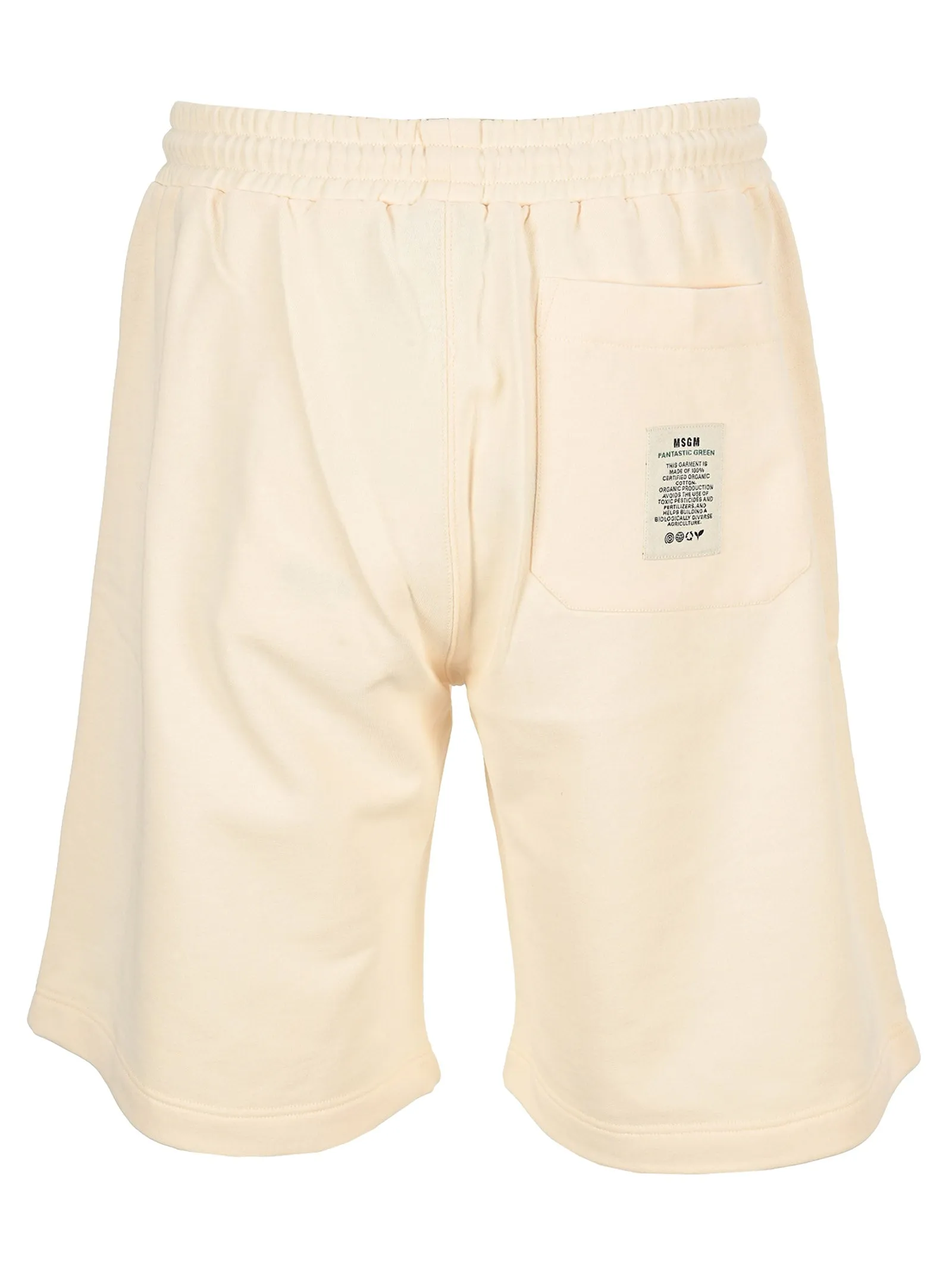 MSGM Logo Printed Drawstring Shorts