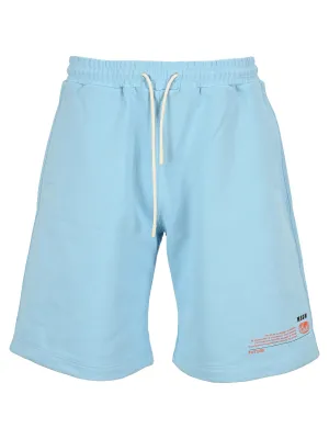 MSGM Logo Printed Drawstring Shorts