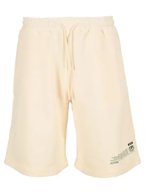 MSGM Logo Printed Drawstring Shorts