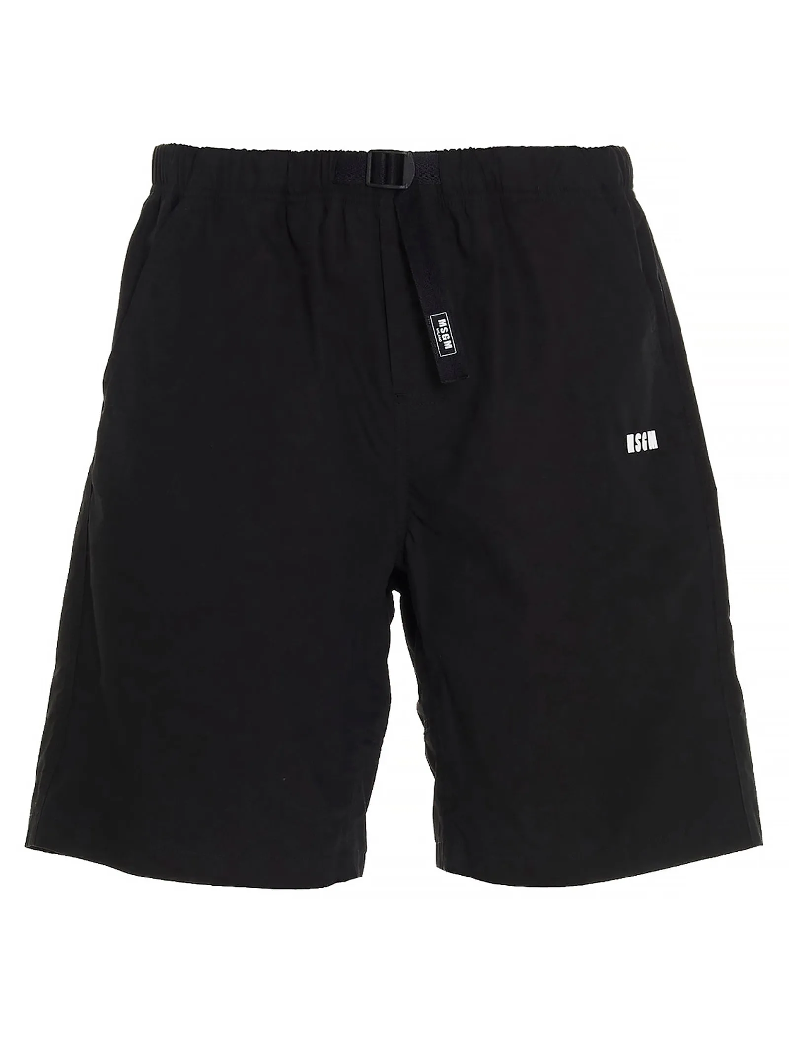 MSGM Logo Printed Shorts