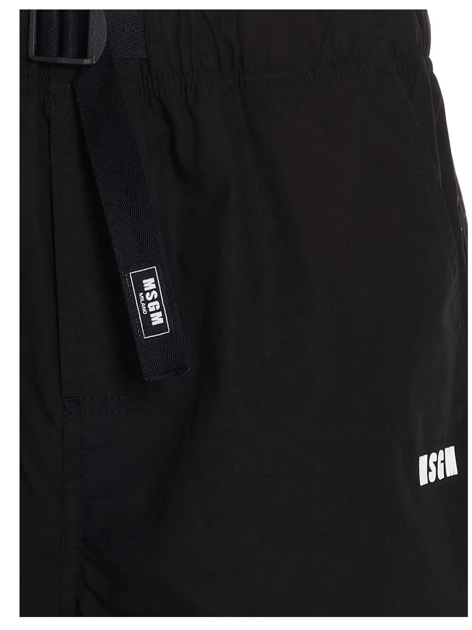 MSGM Logo Printed Shorts