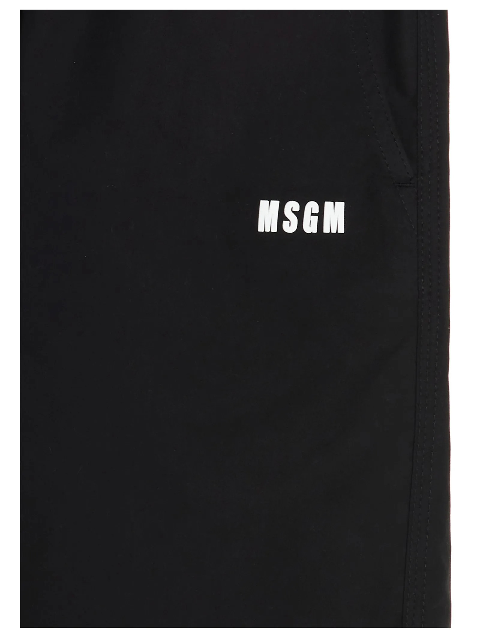 MSGM Logo Printed Shorts
