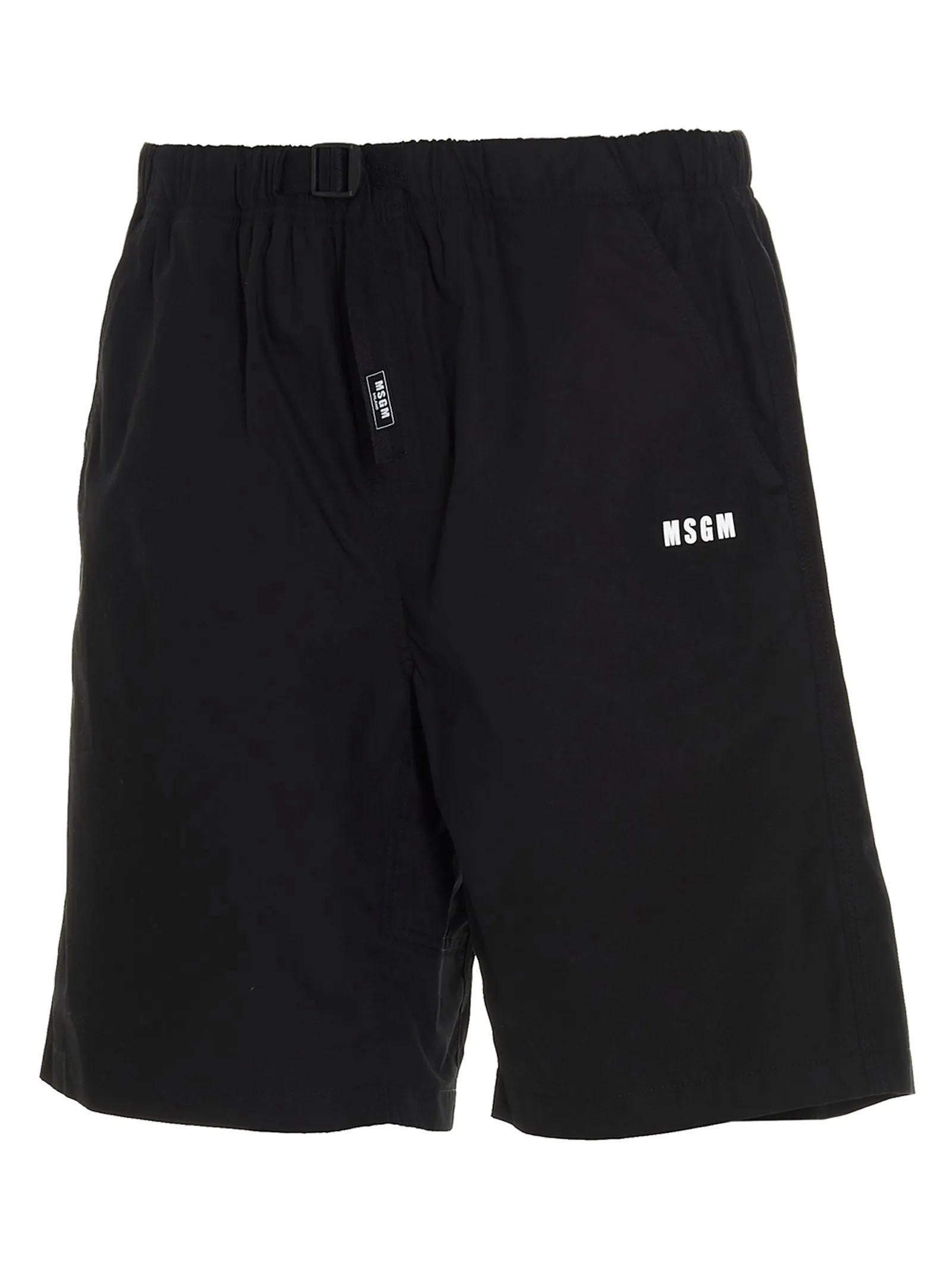 MSGM Logo Printed Shorts